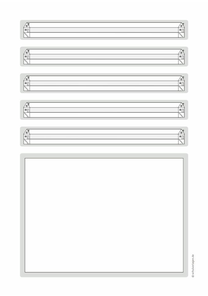 Drucke selbst! Kostenlose Lineaturen für die 1. Klasse zum Ausdrucken