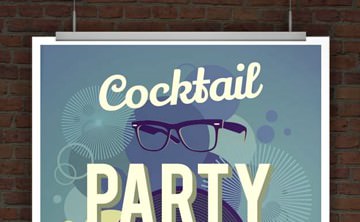 © Druckeselbst! Geburtstagseinladung Cocktail-Party