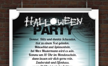 Einladung Halloweenparty