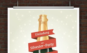 © Druckeselbst! Einladung Weihnachtsfeier online gestalten