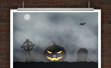 © Druckeselbst! Halloweeneinladung online gestalten
